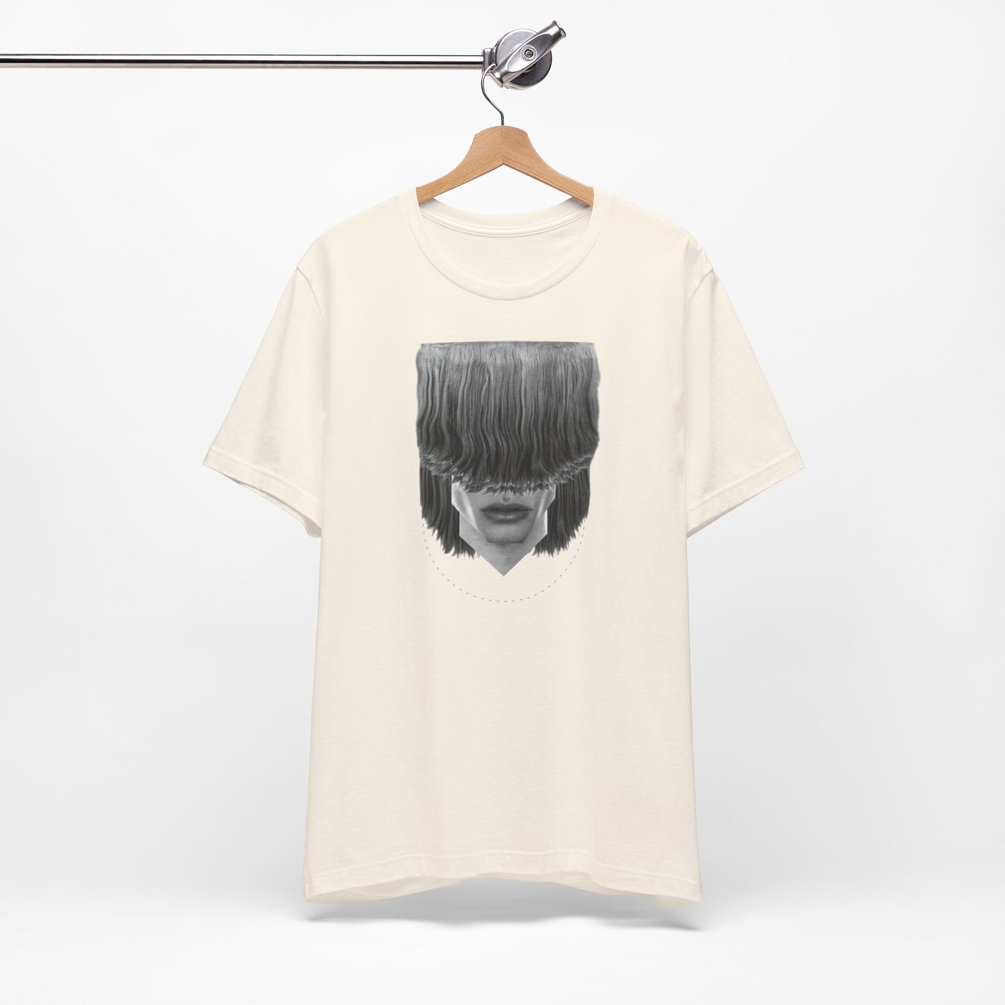 Front Mullet, Unisex Jersey T-shirt met korte mouwen