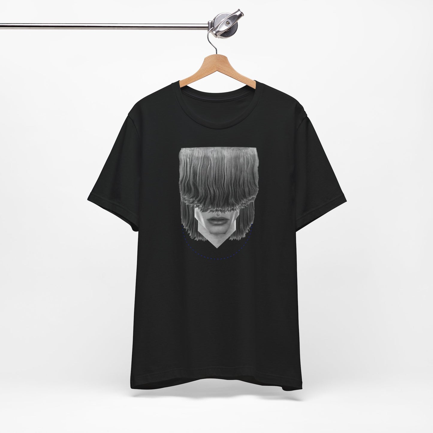 Front Mullet, Unisex Jersey T-shirt met korte mouwen