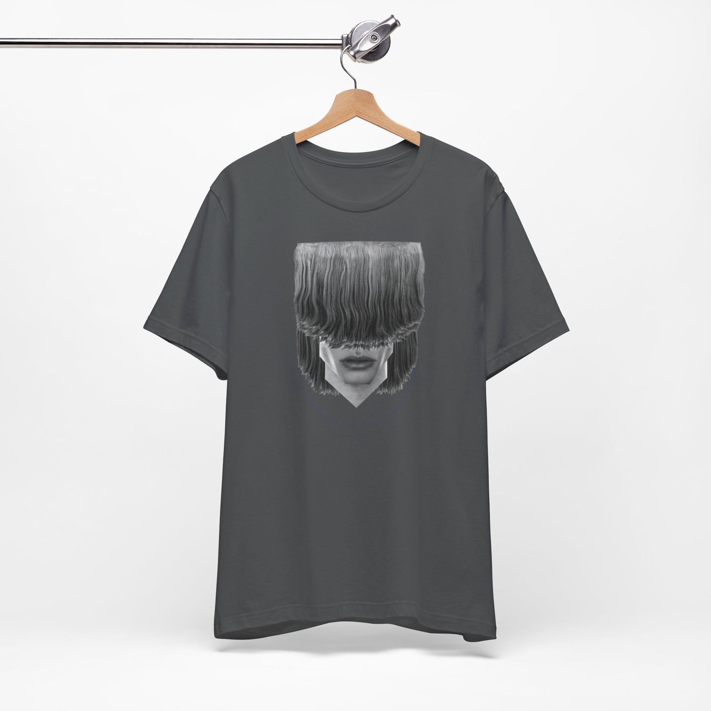 Front Mullet, Unisex Jersey T-shirt met korte mouwen