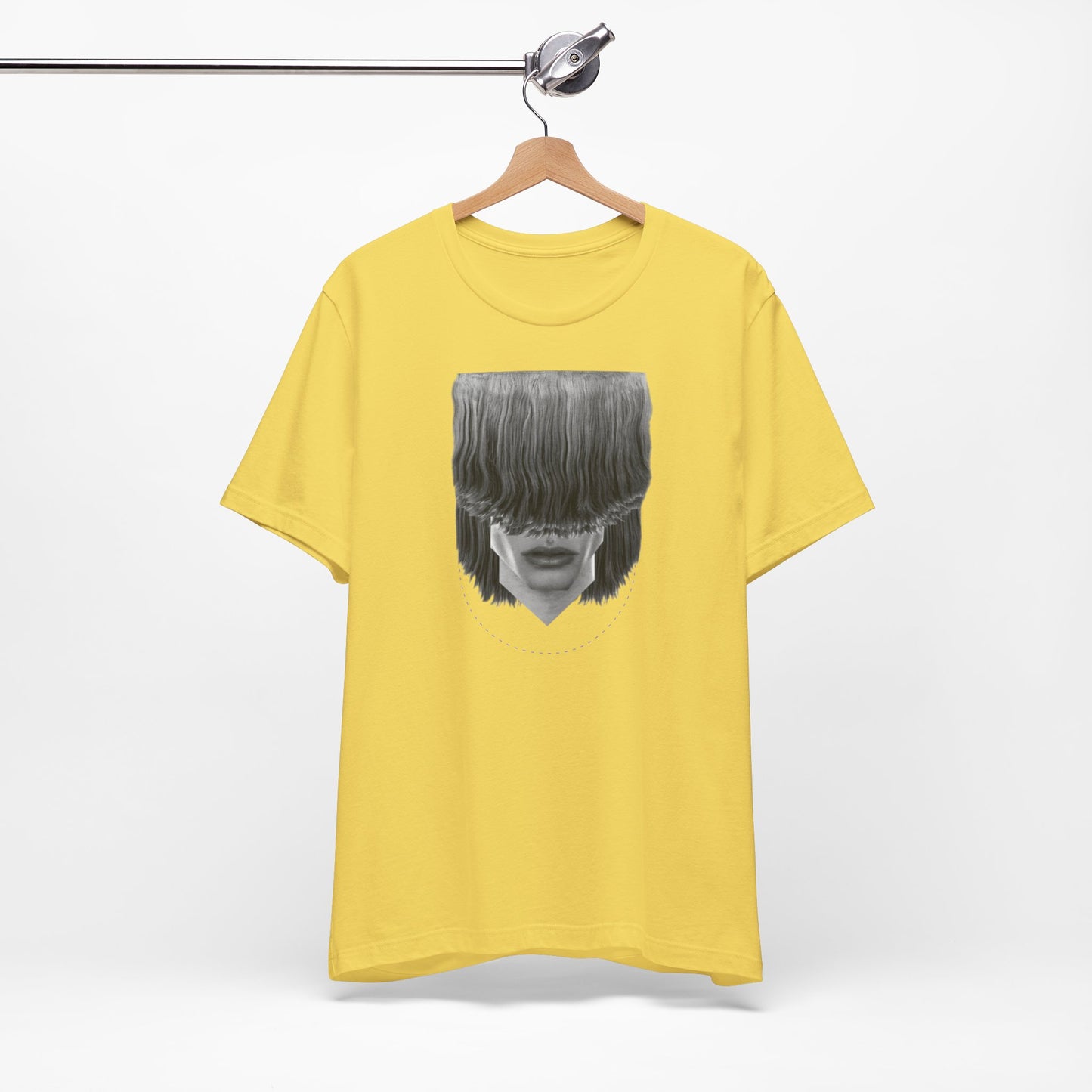Front Mullet, Unisex Jersey T-shirt met korte mouwen