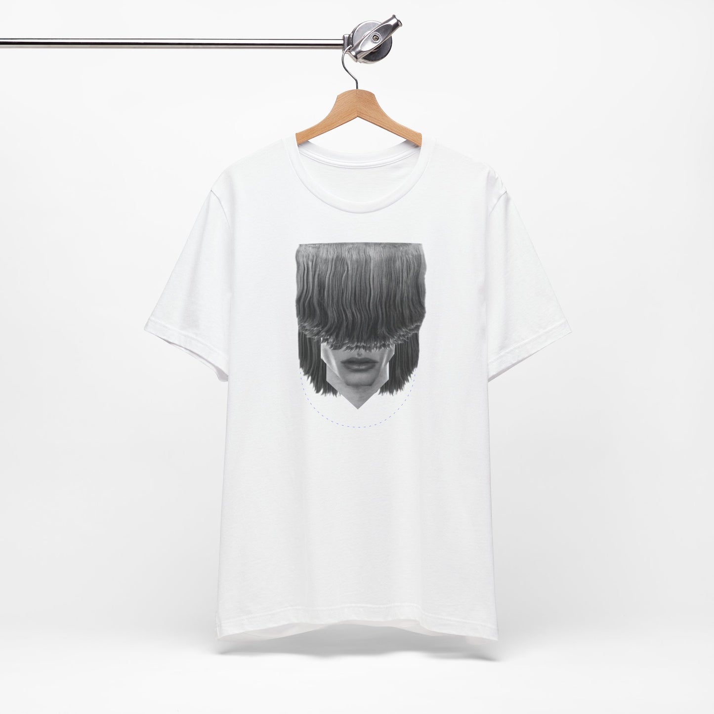 Front Mullet, Unisex Jersey T-shirt met korte mouwen