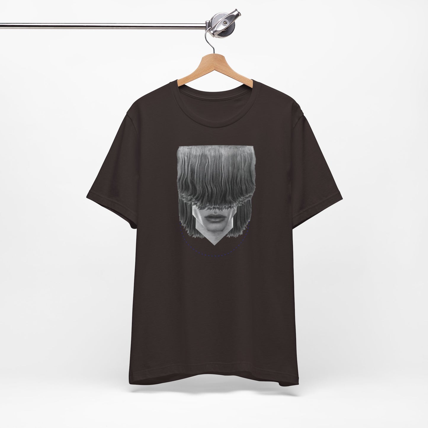 Front Mullet, Unisex Jersey T-shirt met korte mouwen