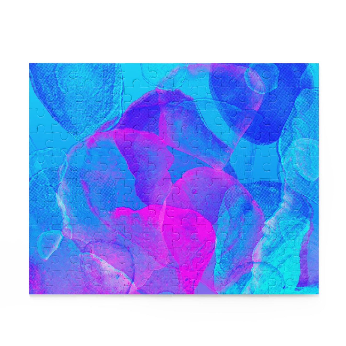 Puzzel (120/252/500-stukjes) Blauwe abstracte tekening