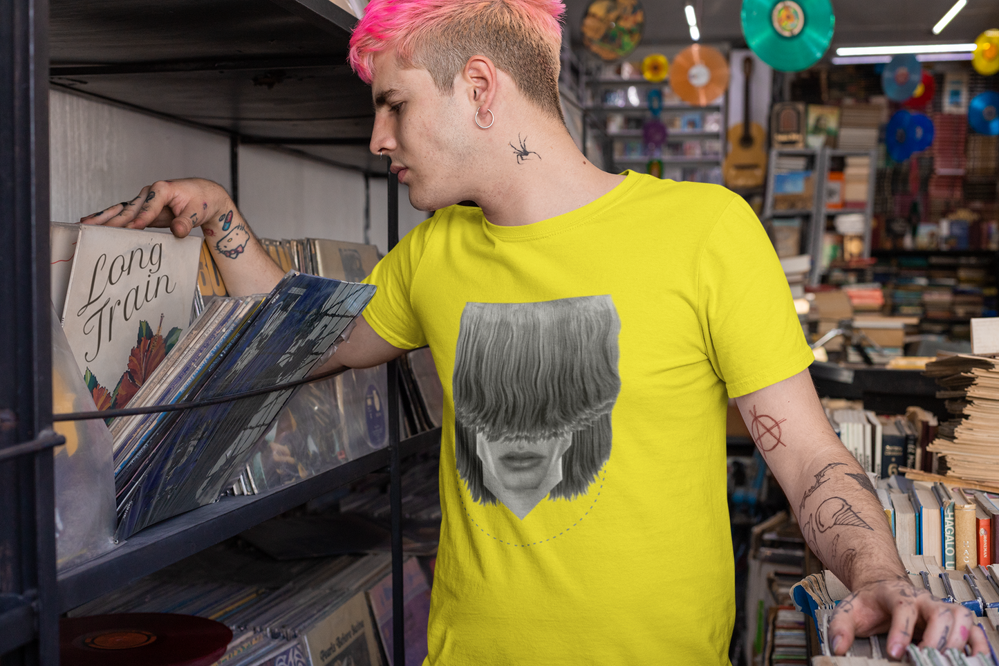 Front Mullet, Unisex Jersey T-shirt met korte mouwen