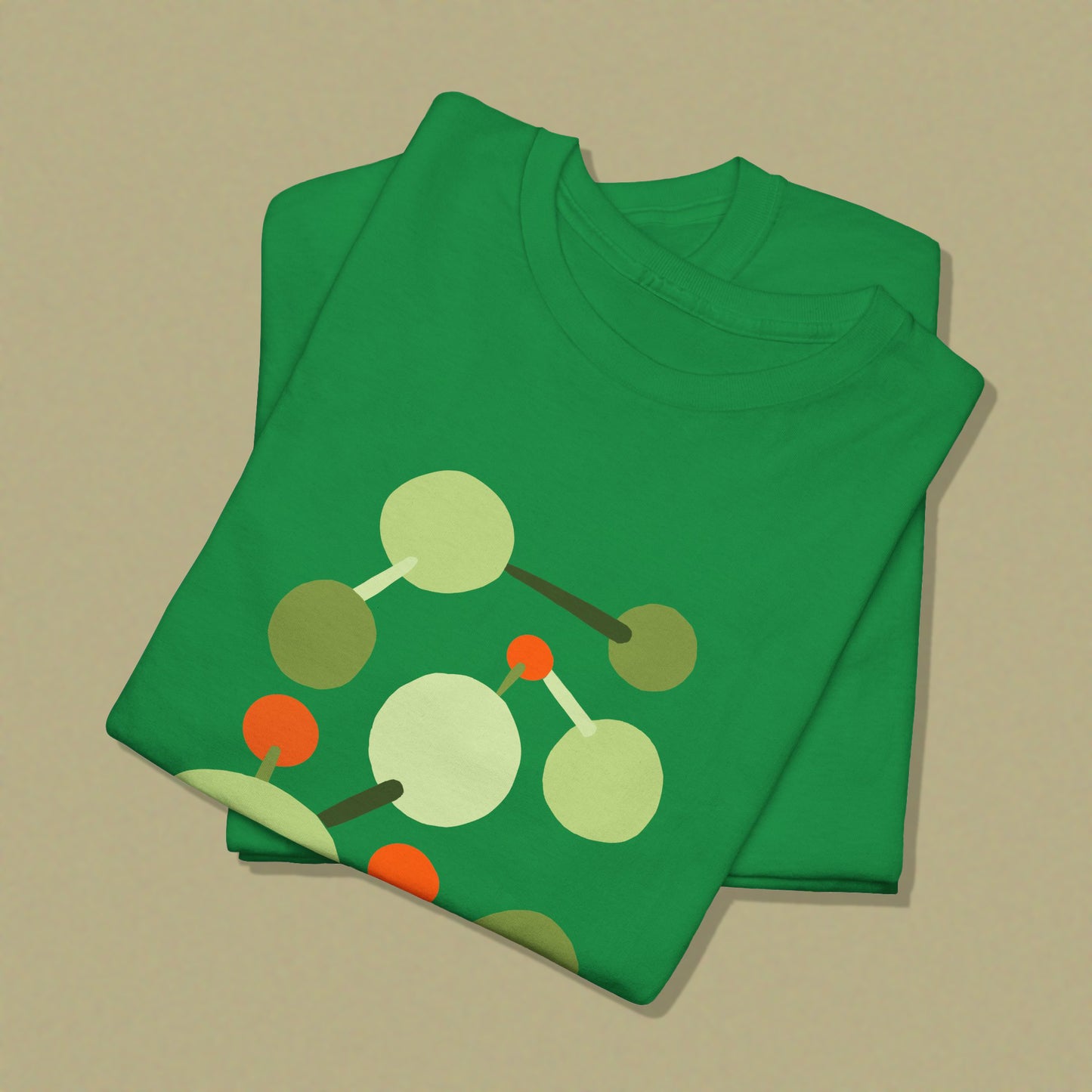 Green cluster Unisex Cotton T-Shirt