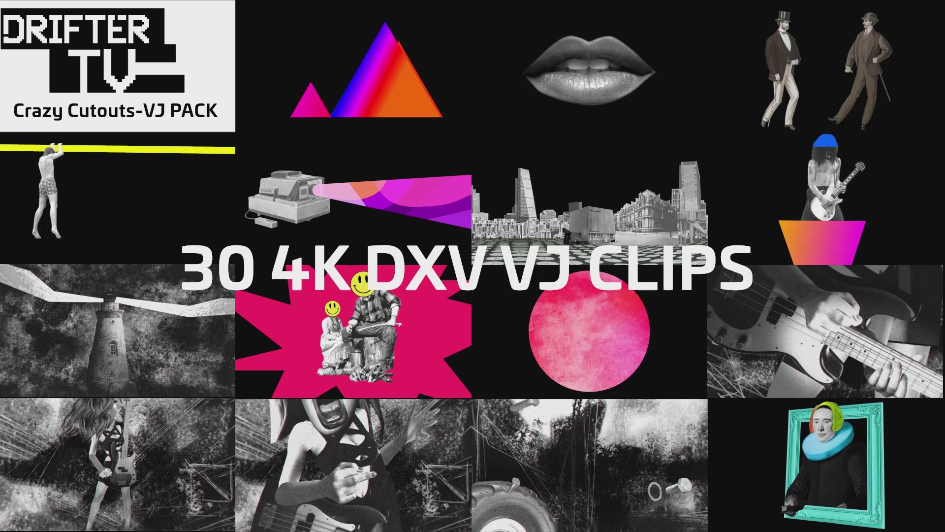 CRAZY CUTOUTS VJ PACK