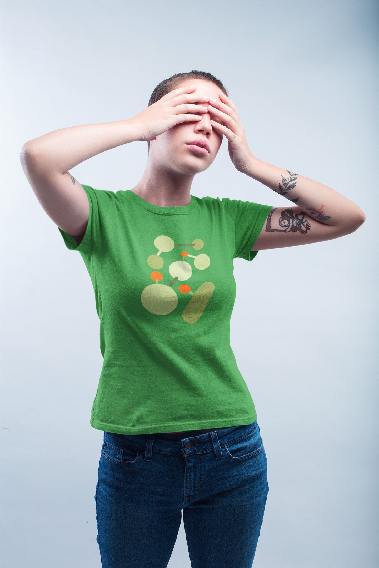 Green cluster Unisex Cotton T-Shirt